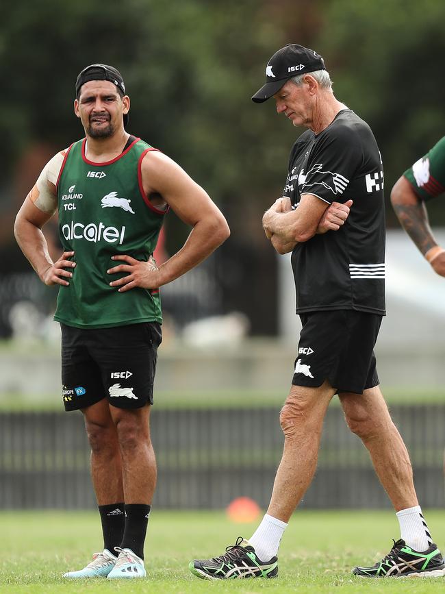 Wayne Bennett loves Cody Walker’s ‘magic’. Picture: Brett Costello