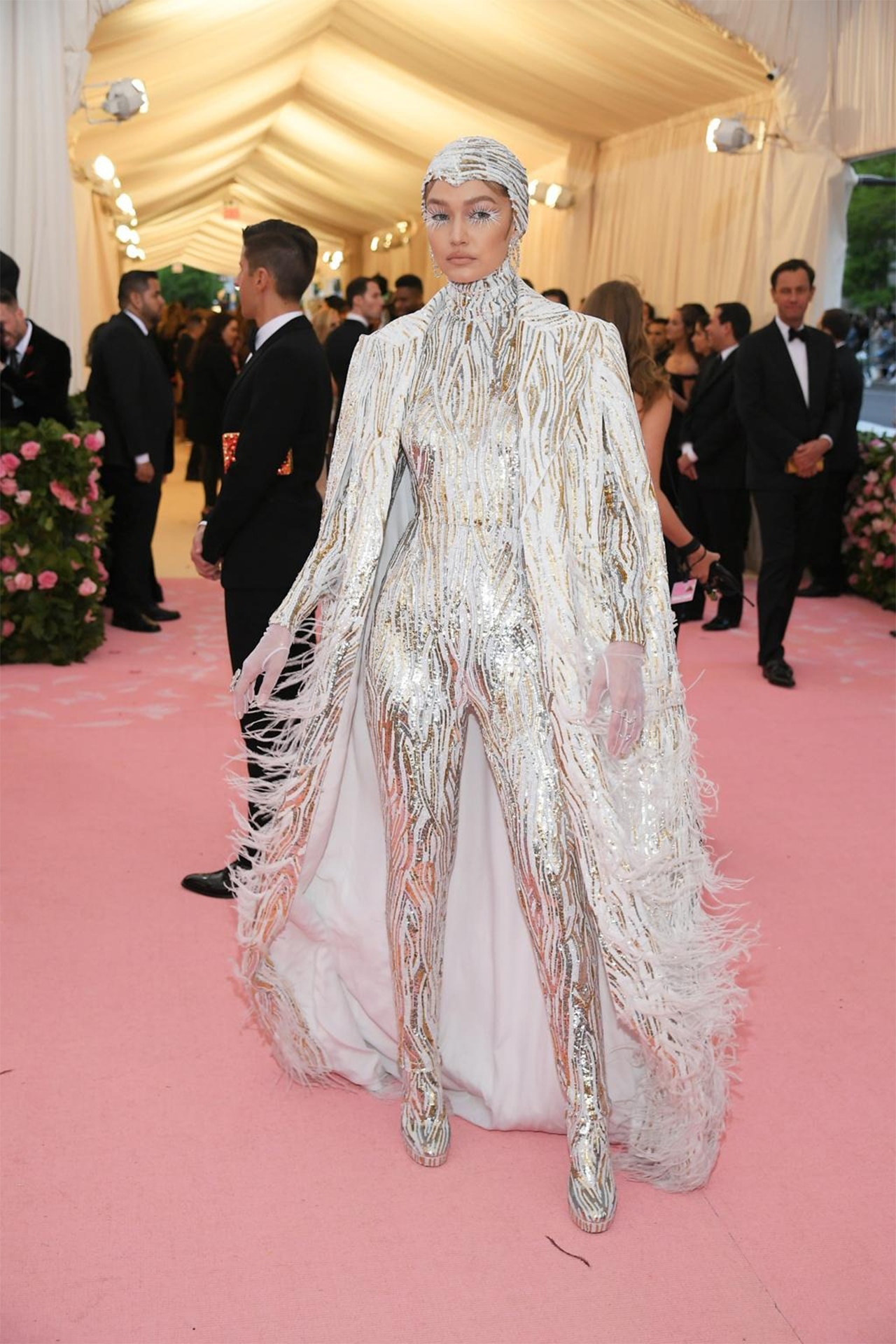 Gigi Hadid attends the 2019 Met Gala.