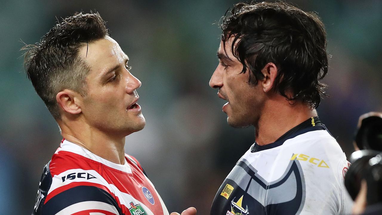 Johnathan Thurston has encouraged young halfbacks to model their game on Cooper Cronk.