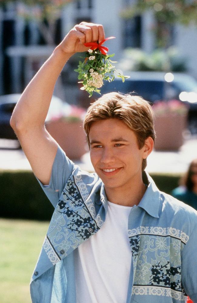 Yes, he’s the cutie holding the mistletoe in your typical ’90s Christmas flick. But that does not mean super fans can run up and try and kiss him in the street. Picture: Supplied