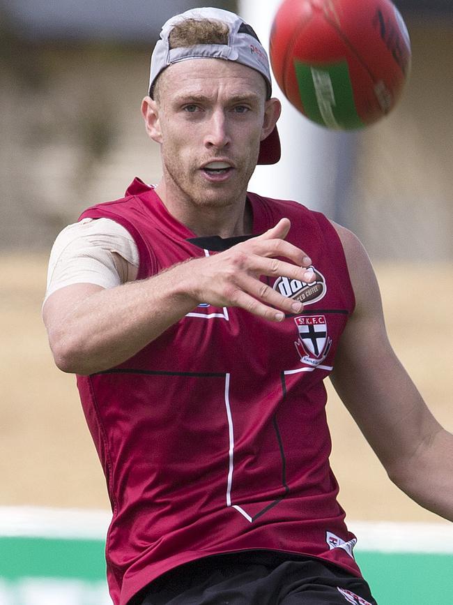 St Kilda’s mature-age recruit Callum Wilkie. Picture: Michael Klein