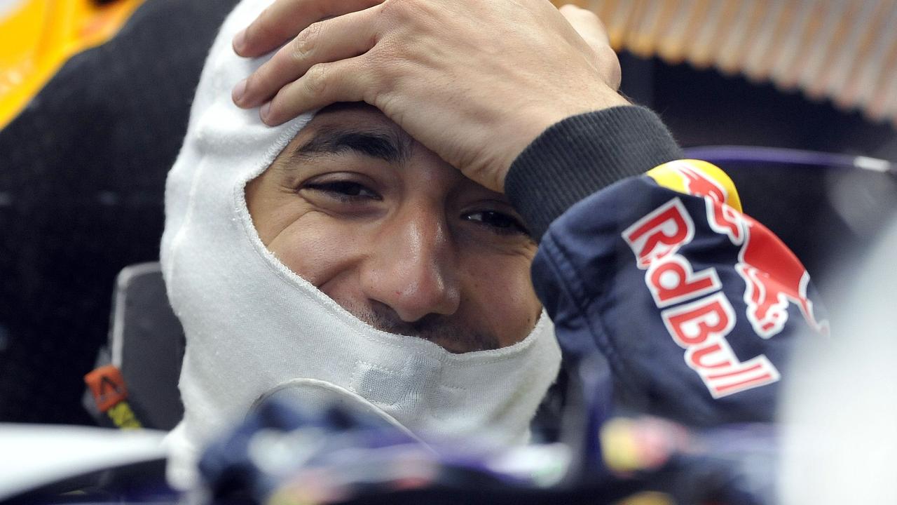 Red Bull Racing's Australian driver Daniel Ricciardo gets ready before the first free practice at the Austrian Formula One Grand Prix at the Red Bull Ring in Spielberg, Austria on June 20, 2014 AFP PHOTO / SAMUEL KUBANI