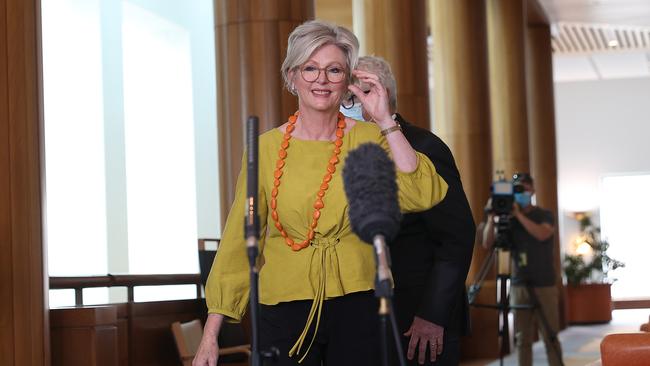 Helen Haines is the hot favourite to win a second term as Indi MP. Picture: NCA NewsWire/ Gary Ramage