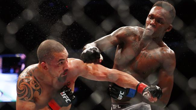 Robert Whittaker lost his title to Israel Adesanya in Melbourne last year. Picture: Sam Ruttyn