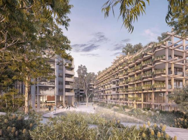 Concept images of the $700m One Sydney Park project on Euston Road. Picture: Silvester Fuller and MHNDU