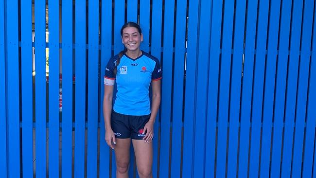 Young Rugby Sevens star Milla Elaro . Pic: Supplied