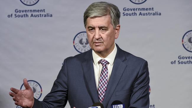 Treasurer Rob Lucas says the SMA may gain financial reprieve amid the coronavirus crisis. Picture: AAP Image/Roy Vandervegt