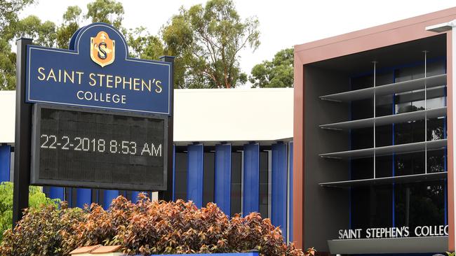 Saint Stephen's College at Upper Coomera registered only a 2-3 per cent increase. (AAP Image/Dave Hunt)