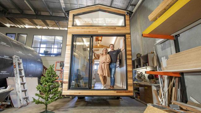 A Melbourne builder thinks tiny homes could help ease the affordability crisis. Picture: Tim Carrafa