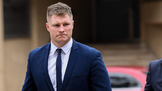 Kurt De Luis outside Parramatta Local Court. Picture: Bianca De Marchi