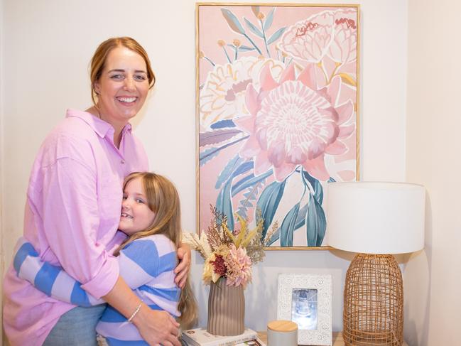 Kmart influencer Helen James at home with the kids. Picture: Kmart