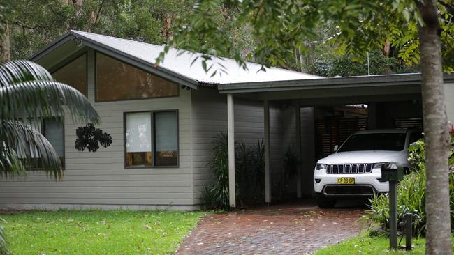 Don Harwin's holiday house at Pearl Beach where the minister was caught holidaying. Picture: Christian Gilles