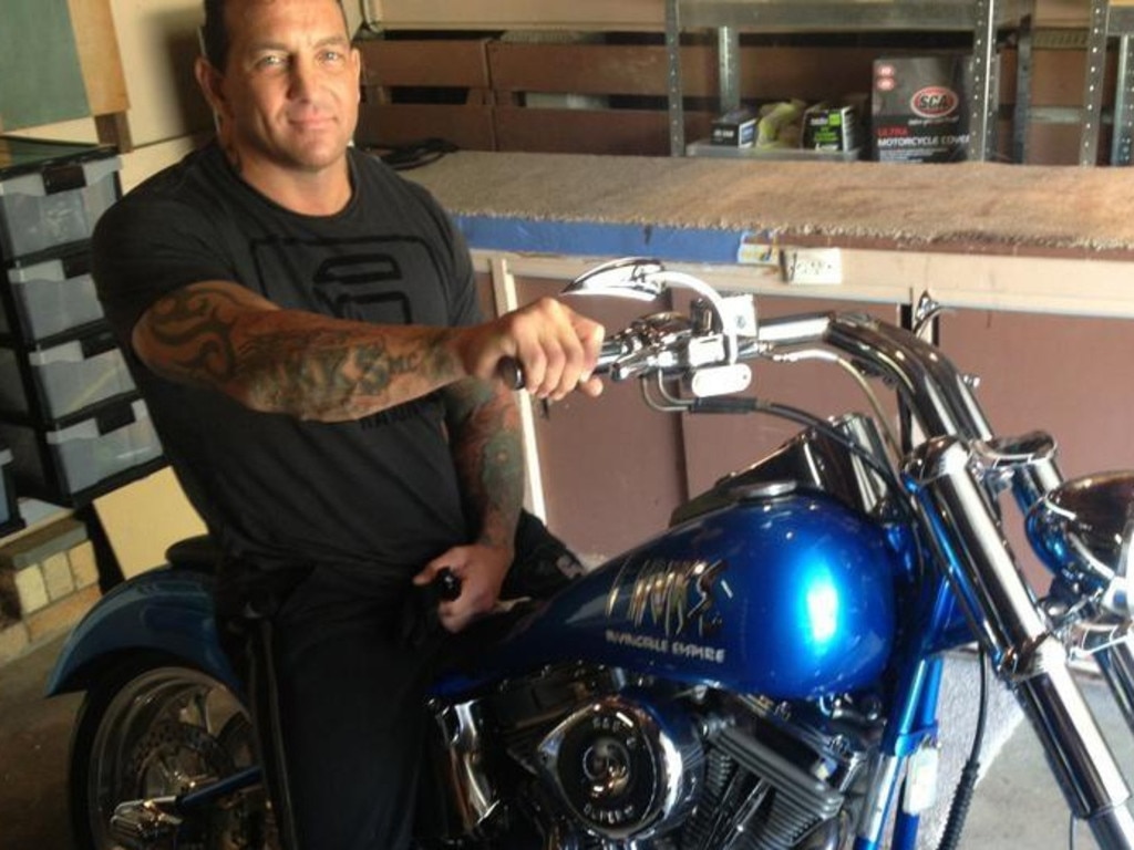 Slain bikie Shane Bowden was gunned down in his driveway.