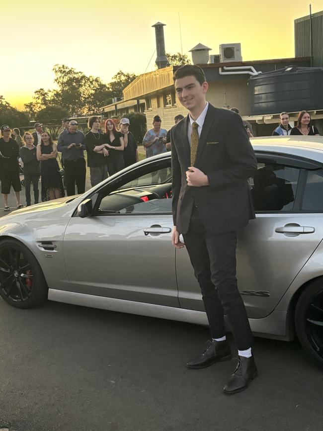 The students from Nanango State School celebrate their formal.