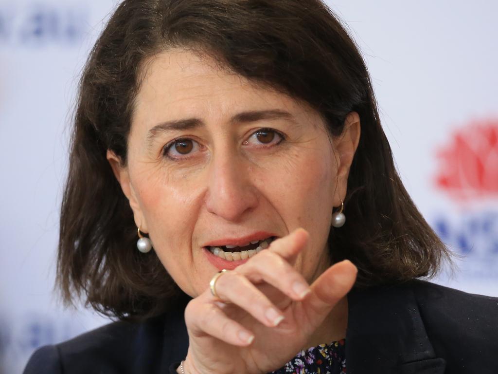 NSW Premier Gladys Berejiklian says she has met with community leaders in the 12 Sydney areas of concern. Picture: NCA NewsWire / Christian Gilles