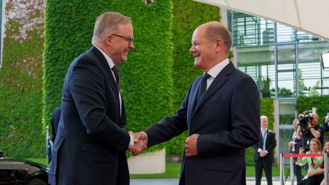 Prime Minister Anthony Albanese has met with German Chancellor Olaf Scholz in Berlin. Twitter