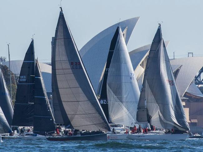 The start of the Sydney to Gold Coast race.