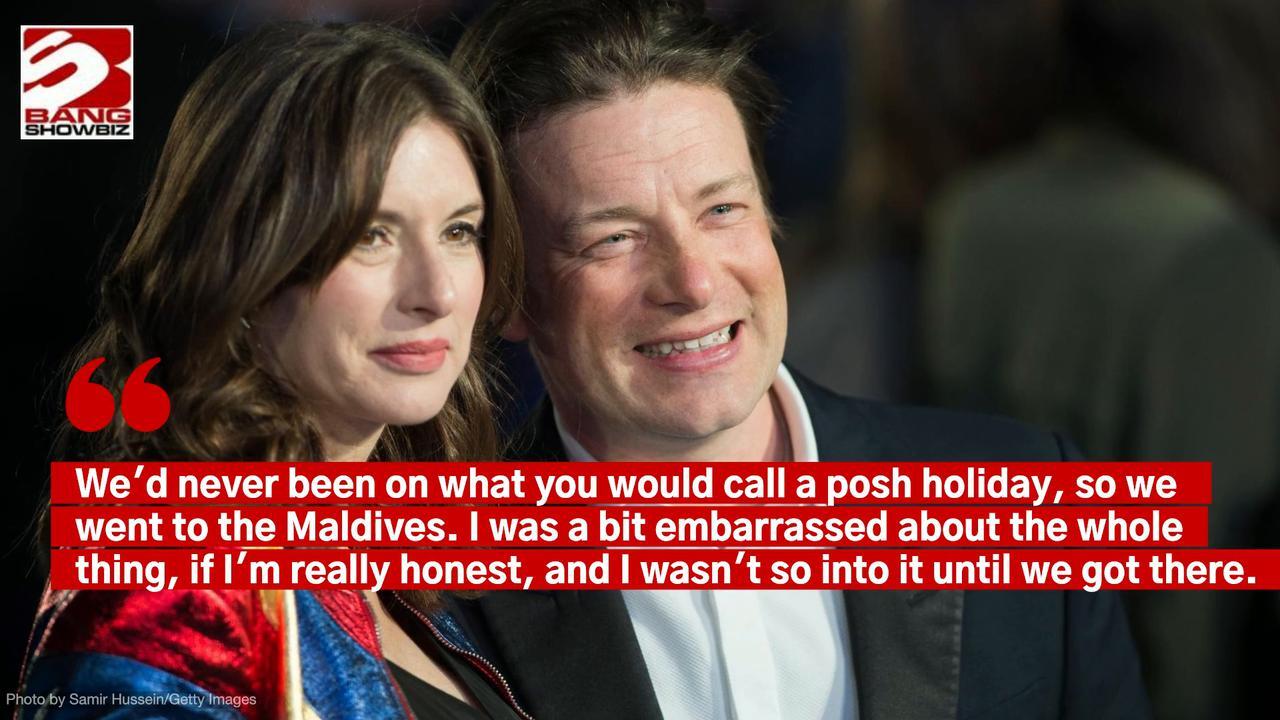 Jamie Oliver was 'embarrassed' about renewing wedding vows