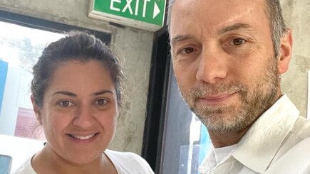 Ilias and Renee Patsiaouras from Olive and Thyme Catering.