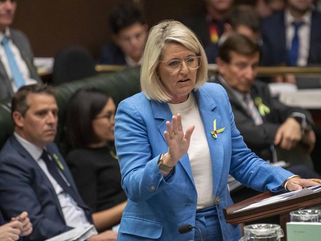 NSW Jewish Board of Deputies president David Ossip pleaded with Police Minister Yasmin Catley to keep protesters away from the Opera House. Picture: NCA NewsWire