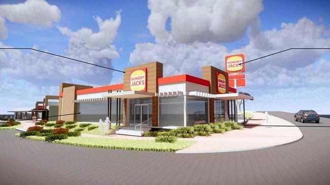 A Hungry Jacks drive-through and The Reject Shop are planned for Nambour. Picture: Contributed
