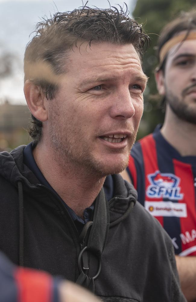 East Malvern coach Brent Chapman. Picture: Valeriu Campan