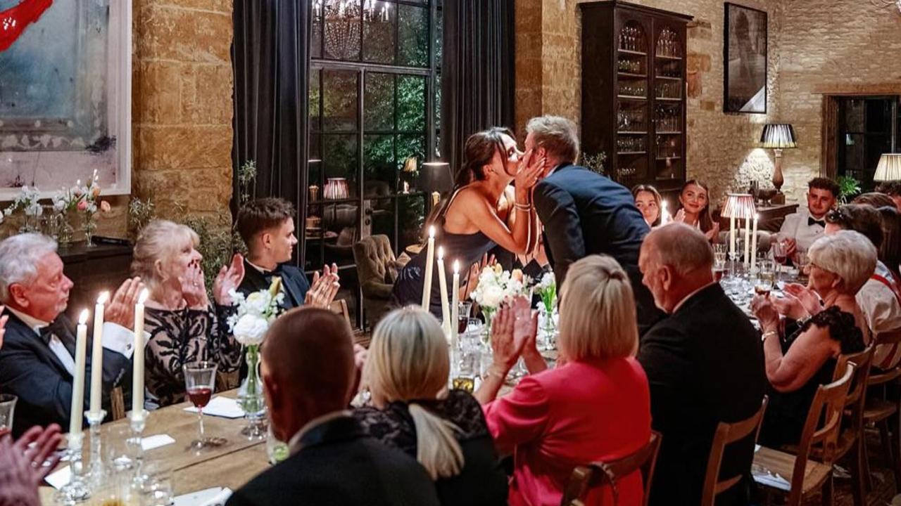 David Beckham's 50th birthday celebrations with family.