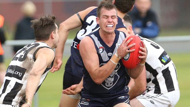 Brenton Keating in action for Bundoora. Picture: Hamish Blair