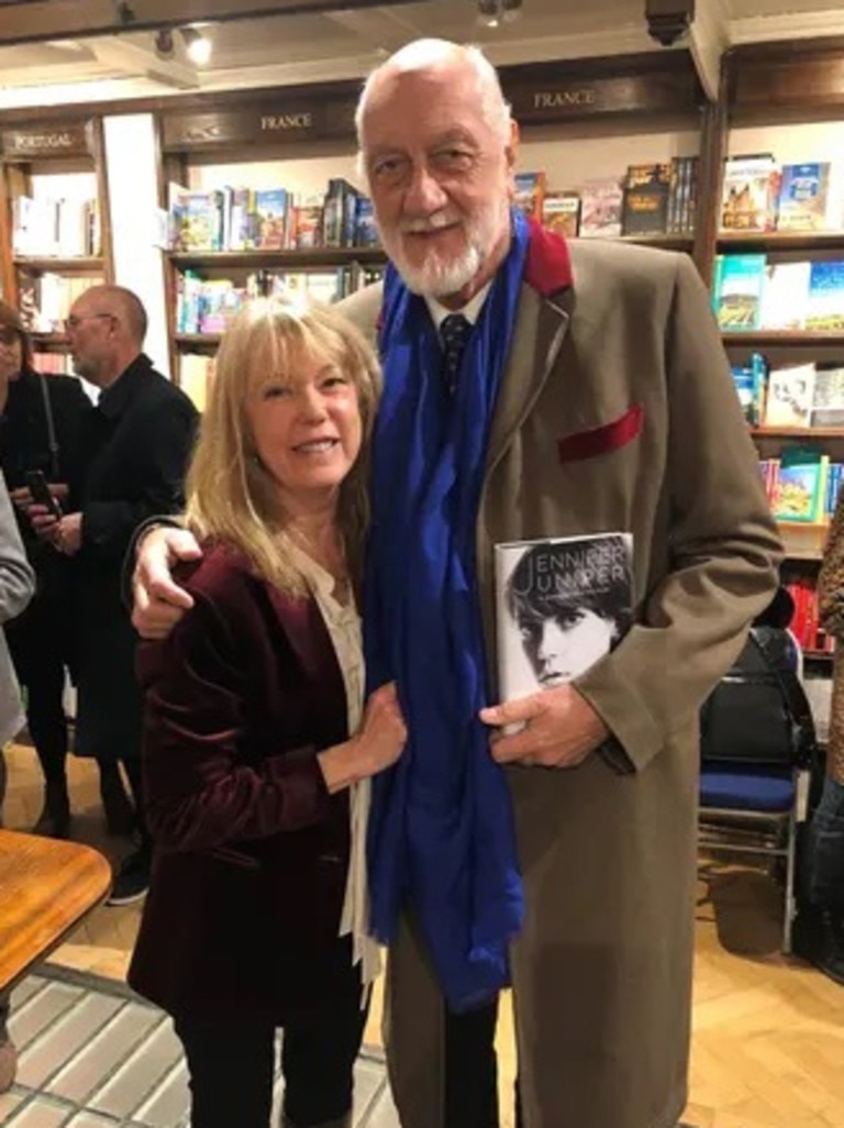 Boyd with Mick Fleetwood.