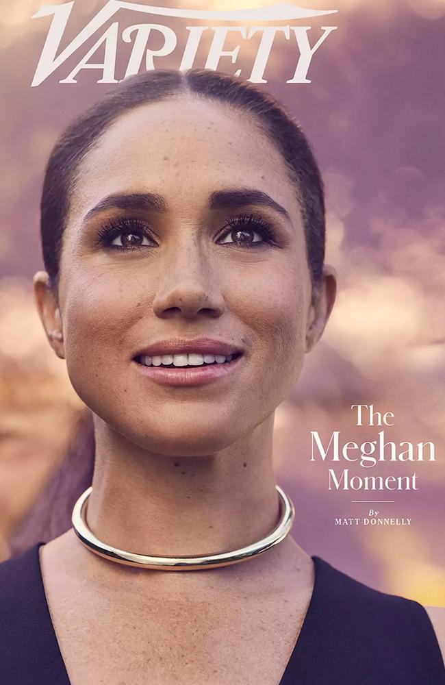 Meghan’s <i>Variety</i> cover. Picture: Ramona Rosales