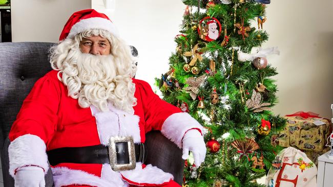 Mel Cross has been a santa for almost four decades. Picture: Nigel Hallett