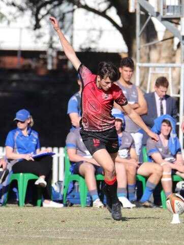 Fullback Nick Dunstan in action.