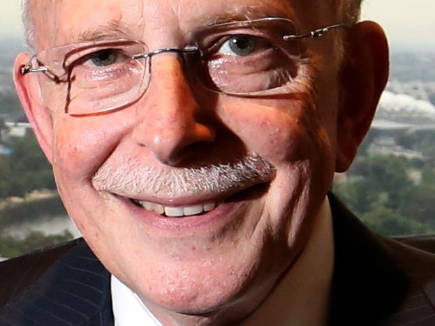 Melbourne lawyer Mark Leibler in his Collins st office. He's receiving an honorary doctorate.