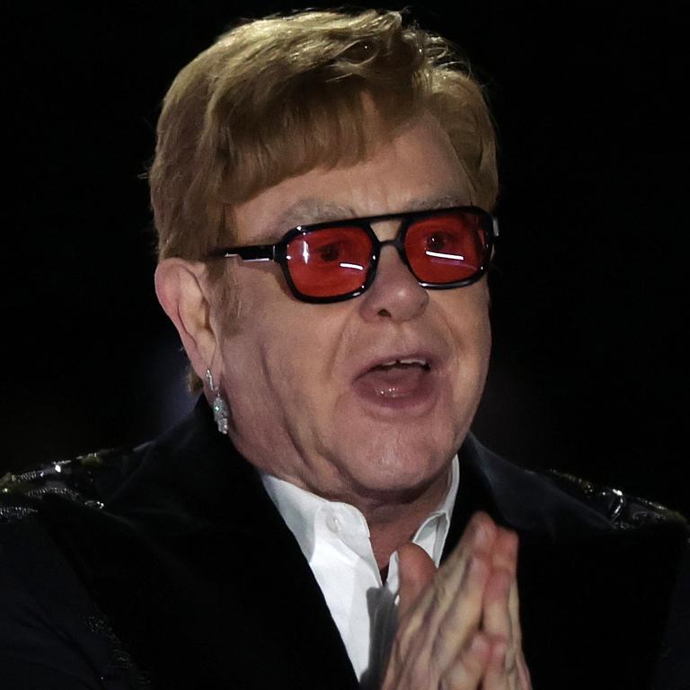 Sir Elton John acknowledged the audience during his performance at an event on the South Lawn of the White House on September 23, 2022 in Washington, DC (Photo by Alex Wong/Getty Images)