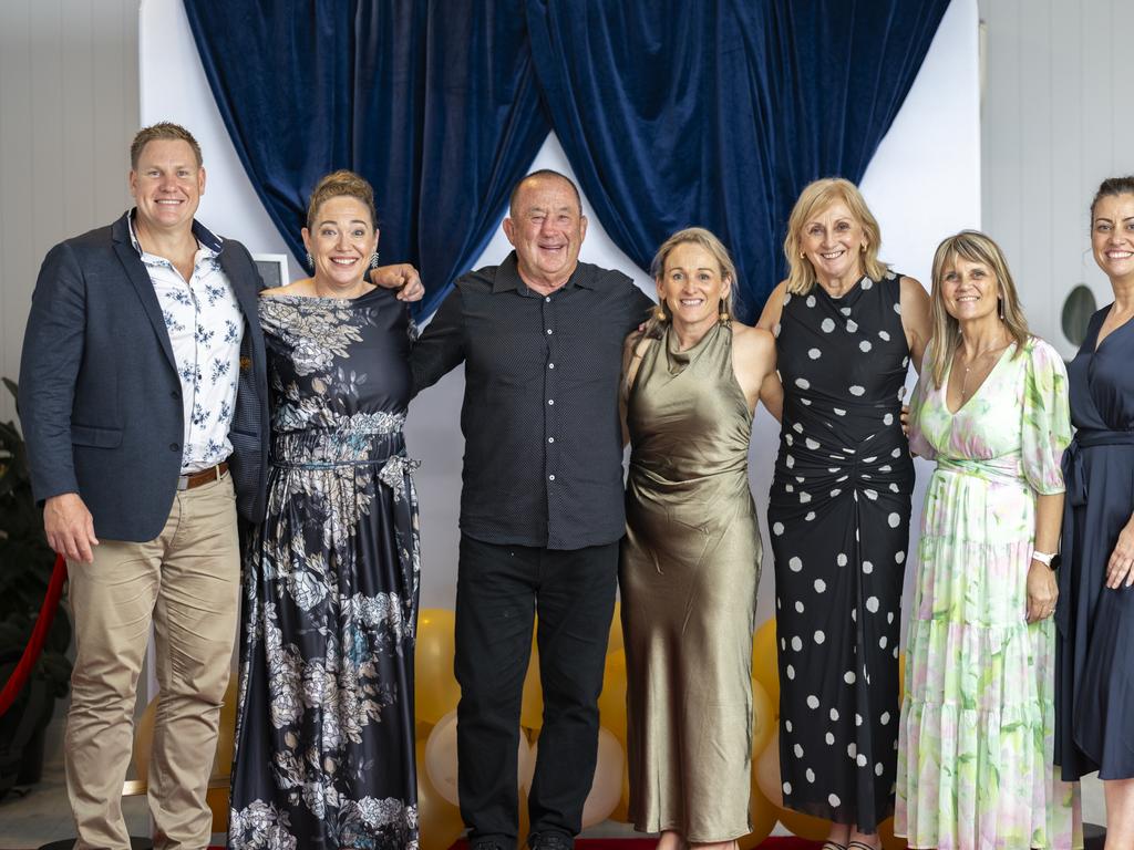 Thunder Netball Board. Kevin Cook, Kirsten Boud, Ashley Robinson, Carmel D’Arcy, Jenny Brazel, Julie Jones, Min Swan (absent Kane Stegeman, Bridget Landers and Board Secretary Kirsty Gould) – Photo: Rob Bibby