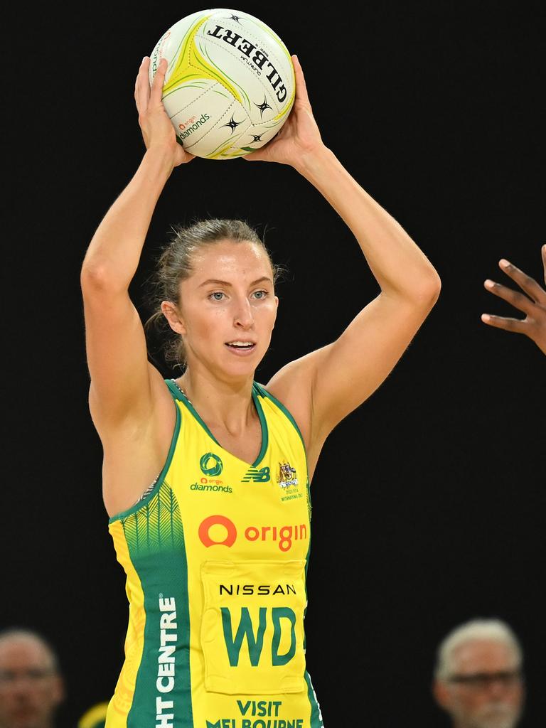 Amy Parmenter has played a handful of games for the Diamonds. (Photo by Emily Barker/Getty Images)