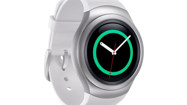 The sporty looking standard Gear S2 smartwatch