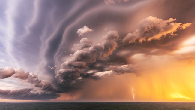 Wow: the storm off Port Macquarie. Picture: Will Eades