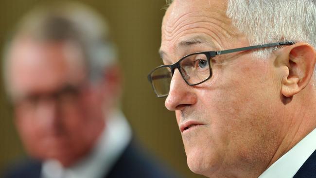 Prime Minister Malcolm Turnbull announces the release of the Gonski 2.0 education package last week. Similarly courageous initiatives are needed in the Budget. Picture: AAP