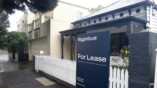 About half of Victoria’s rental homes are now out of reach for households earning a median income after one of the sharpest hits to affordability in the nation. Picture: NCA NewsWire / Andrew Henshaw