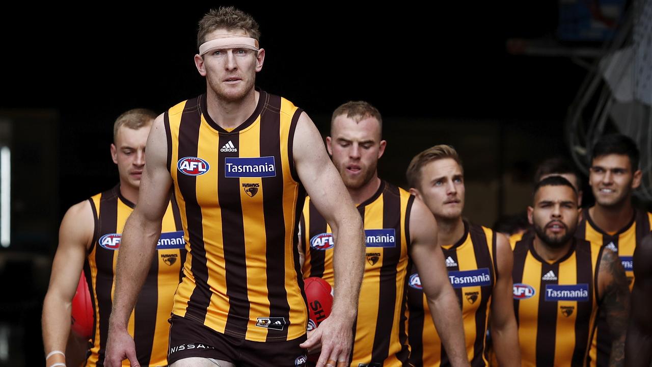 Ben McEvoy will lead the Hawks again in 2022. Picture: Dylan Burns/AFL Photos