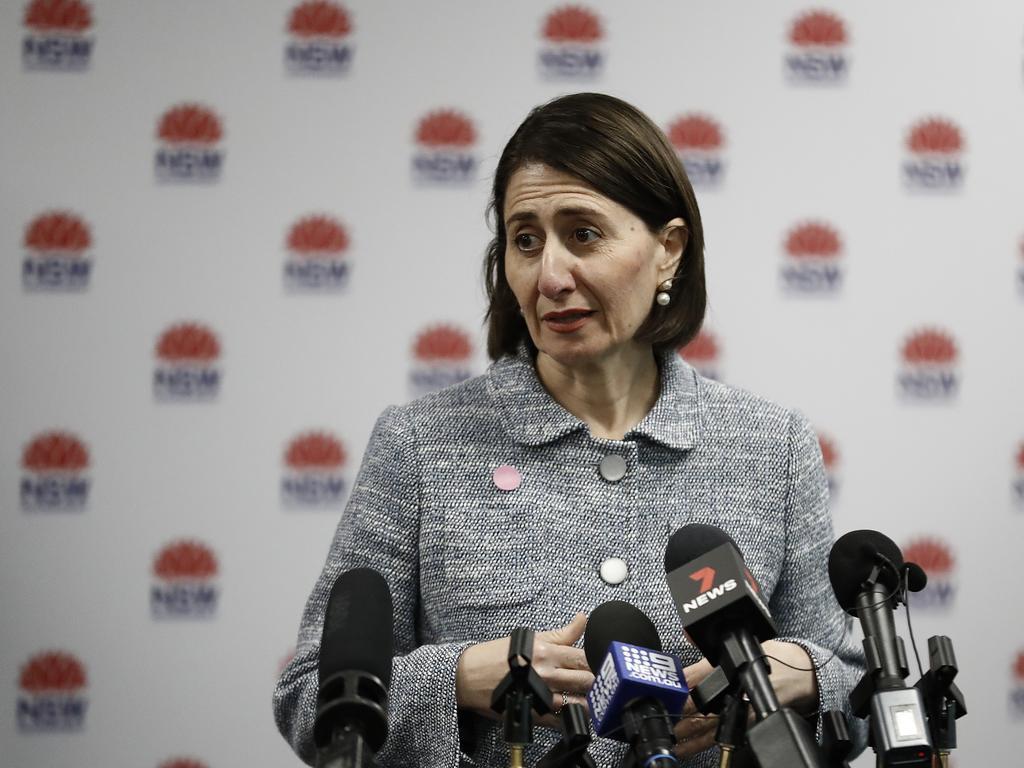 NSW Premier Gladys Berejiklian wants to see hard borders dropped. Picture: Ryan Pierse/Getty Images