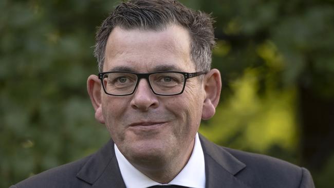 Premier Daniel Andrews made Victoria’s first formal pandemic declaration, under new pandemic management laws, in December. Picture: Luis Enrique Ascui