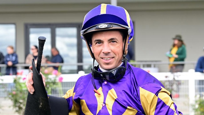 Dean Holland after booting home a winner at Ararat days before his death.