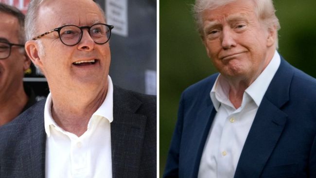 Trump praises Albanese on election win, says he doesn’t know who Dutton is