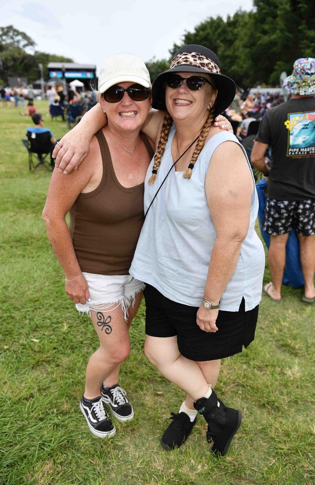 Nichola Hollenberg and Pella Donovan at Sounds of Rock 2024 in Hervey Bay. Picture: Patrick Woods.