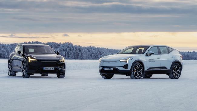 When I was invited to drive a new Polestar EV on a frozen lake in Swedish Lapland, I glibly assumed it must be safe. Picture: Supplied