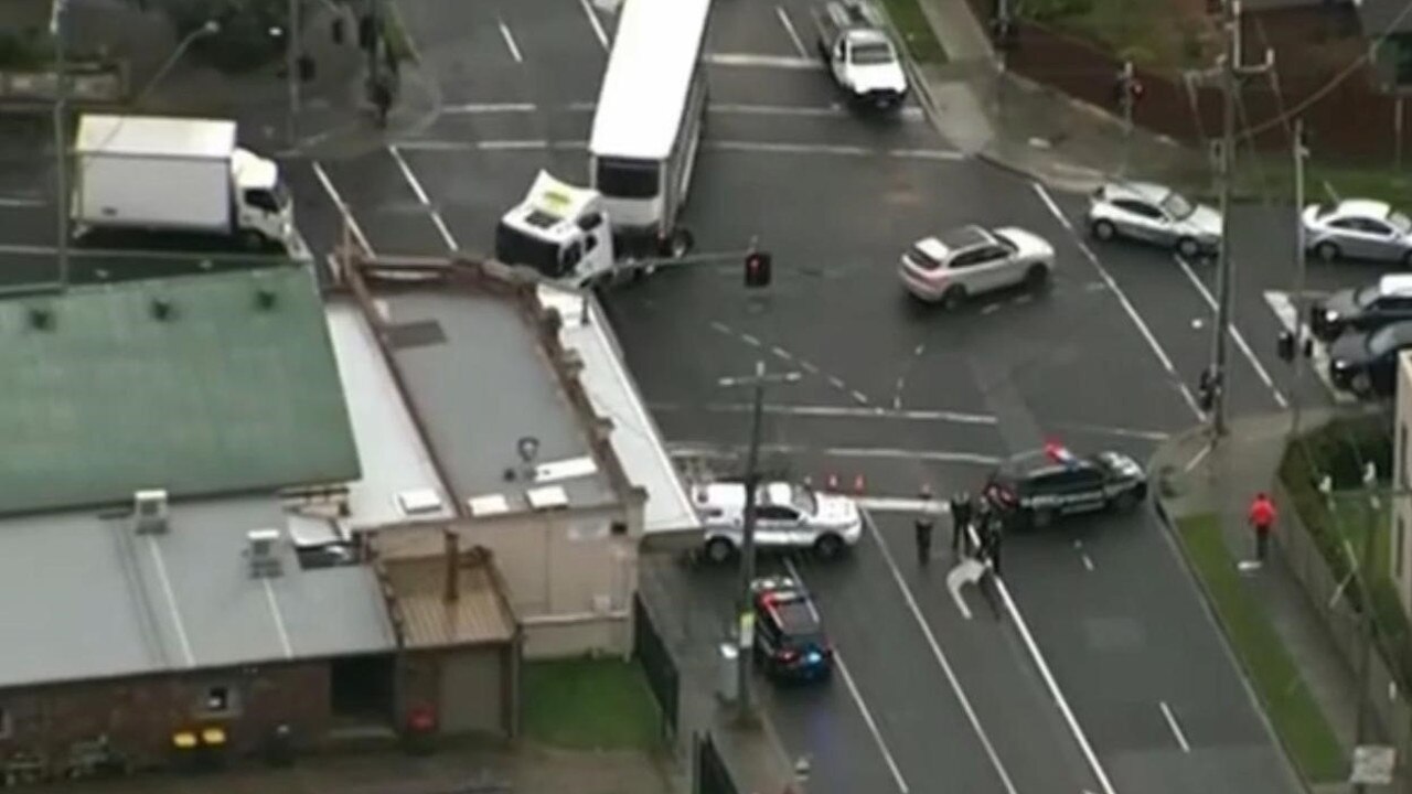 The student was allegedly bundled into the SUV outside Glen Eira College in Melbourne’s southeast on Monday afternoon. Picture: Supplied / Channel 7