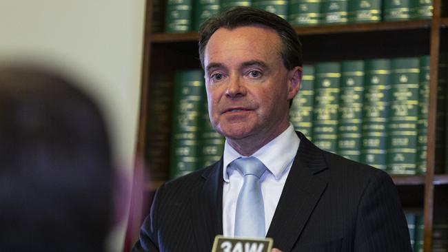 Liberal leader Michael O'Brien hit out at the Andrews Government Budget. Picture: AAP Image/Daniel Pockett