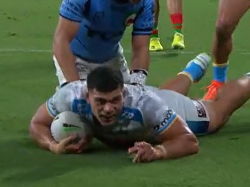 David Fifita completes the hat-trick.